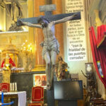 Procesión con El Cristo de los Niños con los Bomberos de Madrid. Viernes Santo